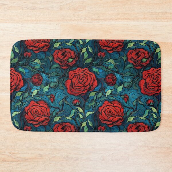 Item preview, Van Gogh Roses Pattern 12 designed and sold by DigitalPatternx.