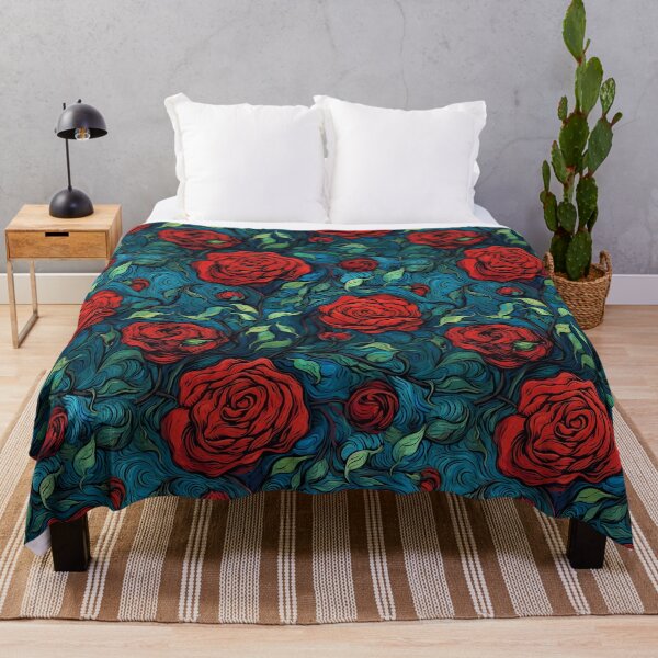 Item preview, Van Gogh Roses Pattern 12 designed and sold by DigitalPatternx.