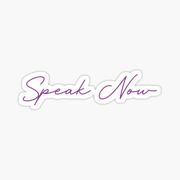 Taylor Swift Speak Now Sticker – Maple Layne Market