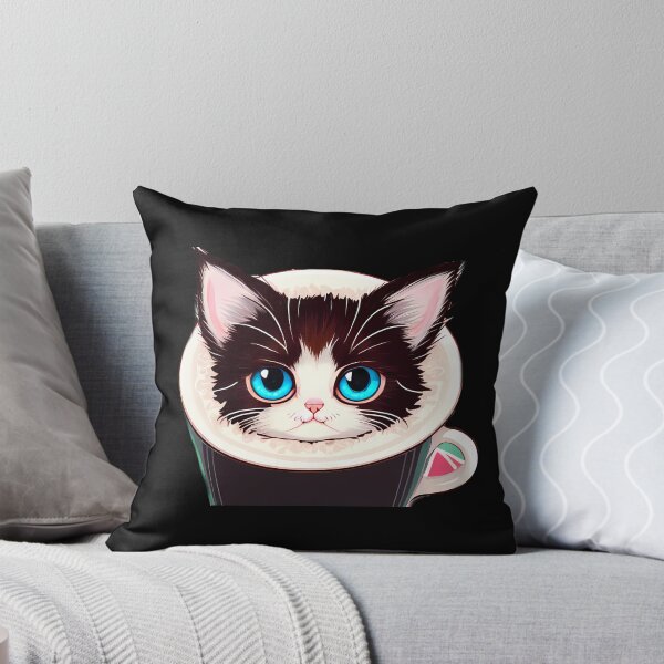 Item preview, Cozy Cat in a Cup designed and sold by Mechanical-Artt.