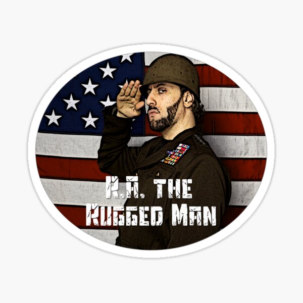 Rugged Man Sticker