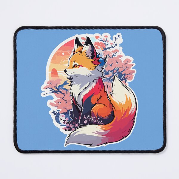 Item preview, Japanese Fox, Kawaii Kitsune, Japanese Mythical Creature, Kitsune Girl designed and sold by Porcupine Tees ⭐⭐⭐⭐⭐.