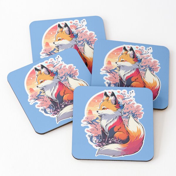 Item preview, Japanese Fox, Kawaii Kitsune, Japanese Mythical Creature, Kitsune Girl designed and sold by Porcupine Tees ⭐⭐⭐⭐⭐.