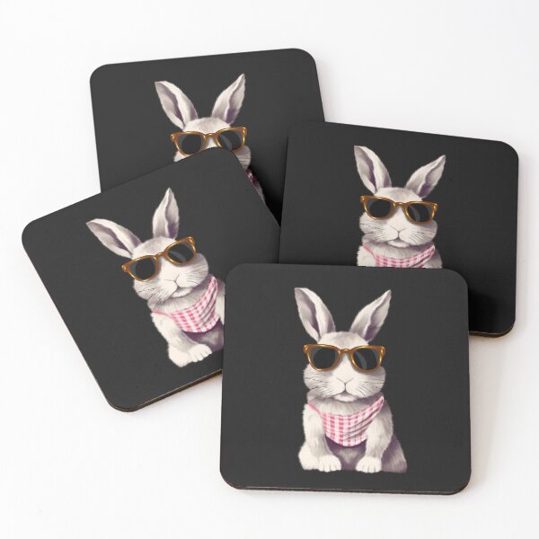 Item preview, Cute Rabbit wearing glasses, Funny Rabbit Lover  designed and sold by Logiamerch.