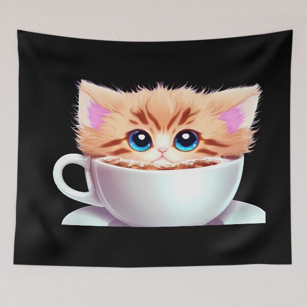 Item preview, Curious Cat Cup Exploration designed and sold by Mechanical-Artt.