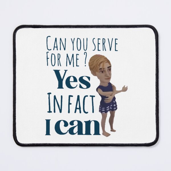 Item preview, Can you serve for me? Sinjin drowning designed and sold by eemilystickers.