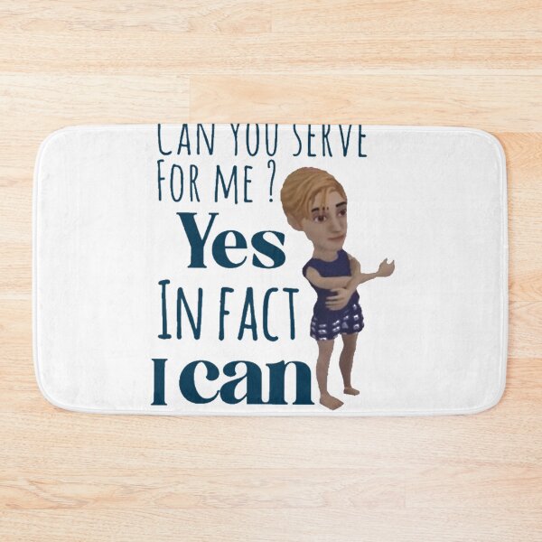 Item preview, Can you serve for me? Sinjin drowning designed and sold by eemilystickers.