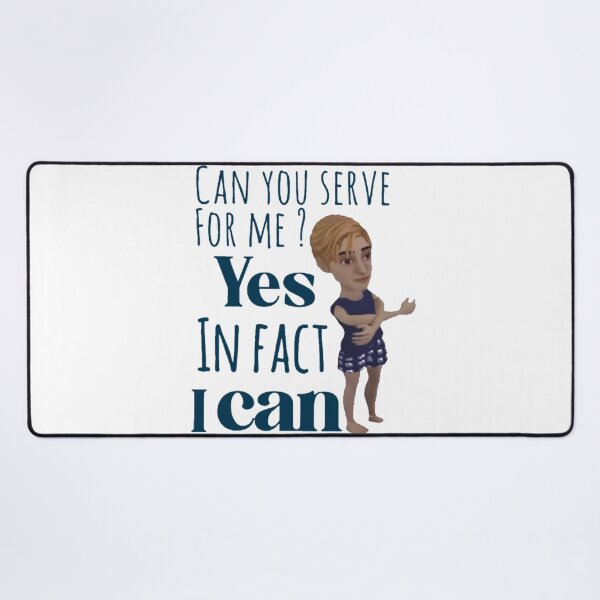 Item preview, Can you serve for me? Sinjin drowning designed and sold by eemilystickers.