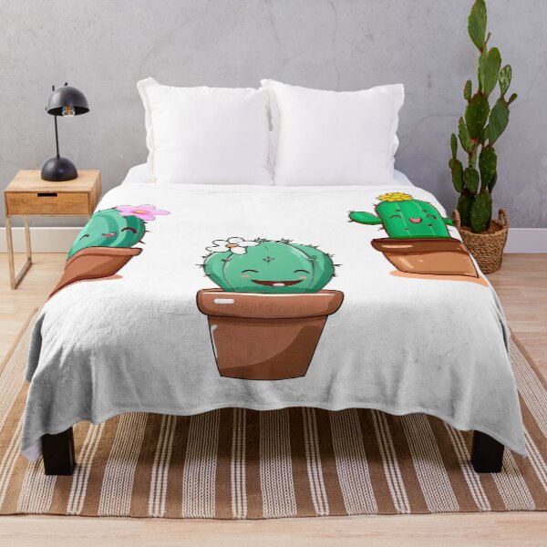 Item preview, pack of 3 cacti with flower designed and sold by miguel-ozz.