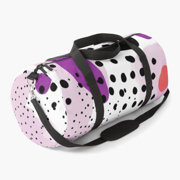 Item preview, Abstract purple tones with big smears with black dots designed and sold by LizzyGraphics.