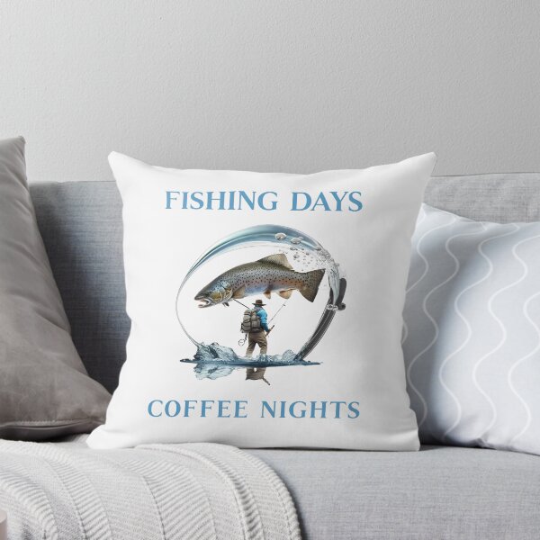 Item preview, Fishing Days - Coffee Nights designed and sold by Monica-Designs.