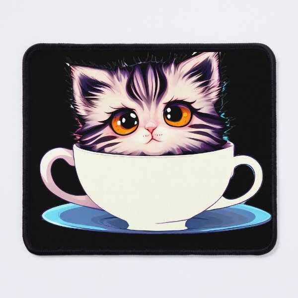 Item preview, Playful Cat Cup Hideout designed and sold by Mechanical-Artt.