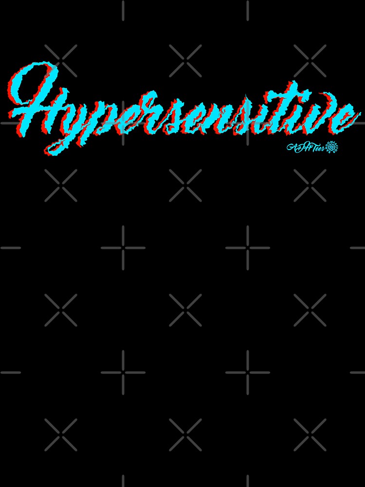 Thumbnail 7 of 7, Oversized T-Shirt, ADHTees: Hypersensitive designed and sold by TheRandomFactor.