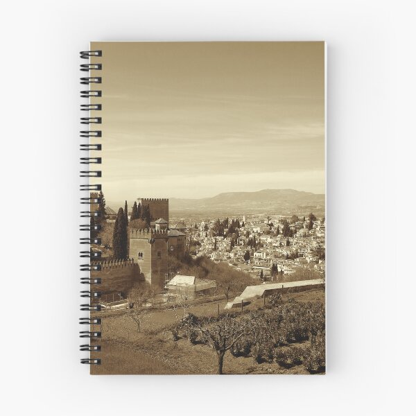 Item preview, Generalife gardens, Alhambra, and Albaicin, sepia designed and sold by paulboizot.