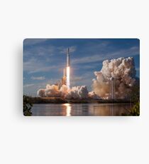 SpaceX Falcon Heavy Liftoff (8K resolution) Canvas Print