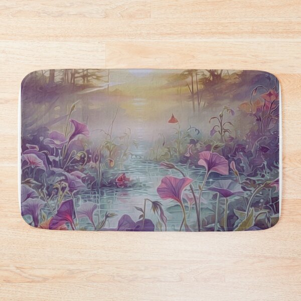 Item preview, Purple Flowers Sunset designed and sold by HappyLifeCreate.