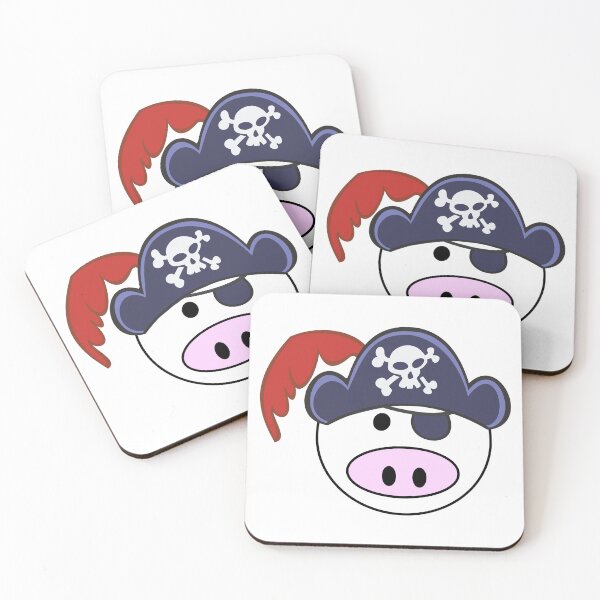 Item preview,  Pirate Pig Emoji designed and sold by m2inspiration.
