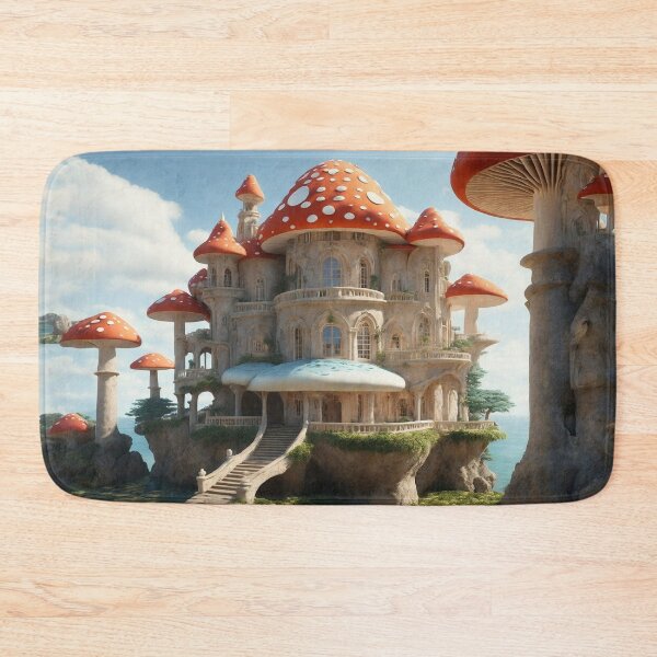 Item preview, Enchanting Mushroom Castle: A Whimsical Fungal Fantasy 22 designed and sold by TheTechnoCanvas.