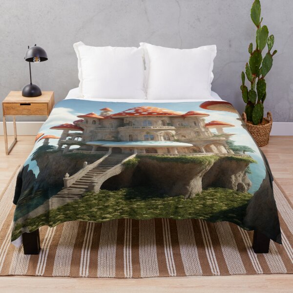 Item preview, Enchanting Mushroom Castle: A Whimsical Fungal Fantasy 22 designed and sold by TheTechnoCanvas.