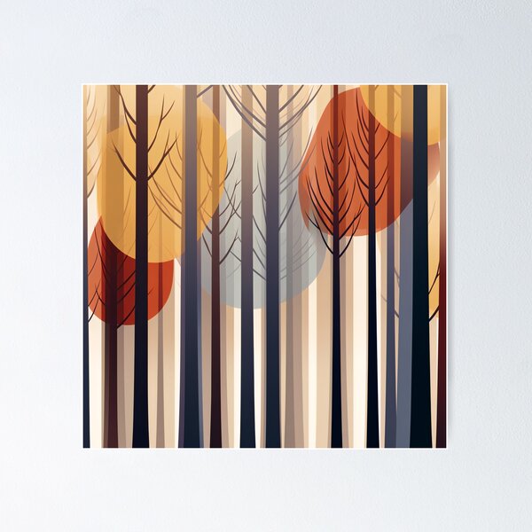 Item preview, Trees in autumn colors designed and sold by TogetherDshop.