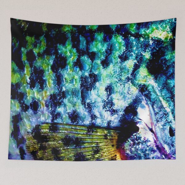 Item preview, Multi Colored Fish Scale Pattern designed and sold by CJRPics.