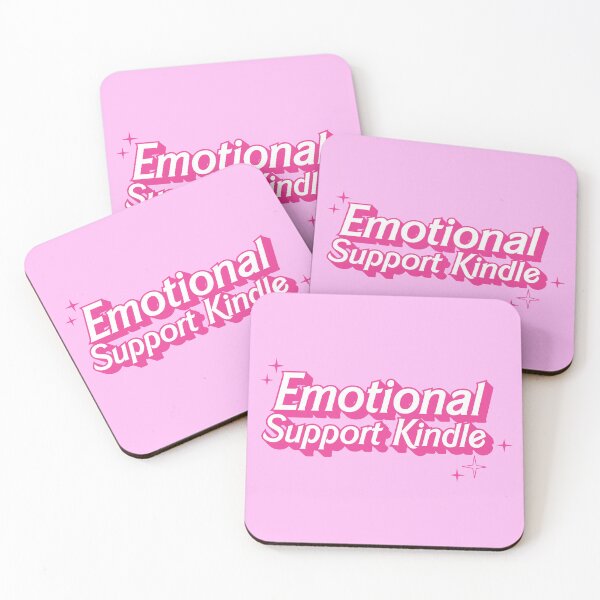 Item preview, Emotional Support Kindle Pink designed and sold by KMIKBAL7.