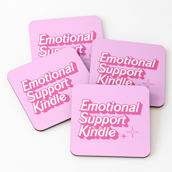Item preview, Emotional Support Kindle Pink designed and sold by KMIKBAL7.