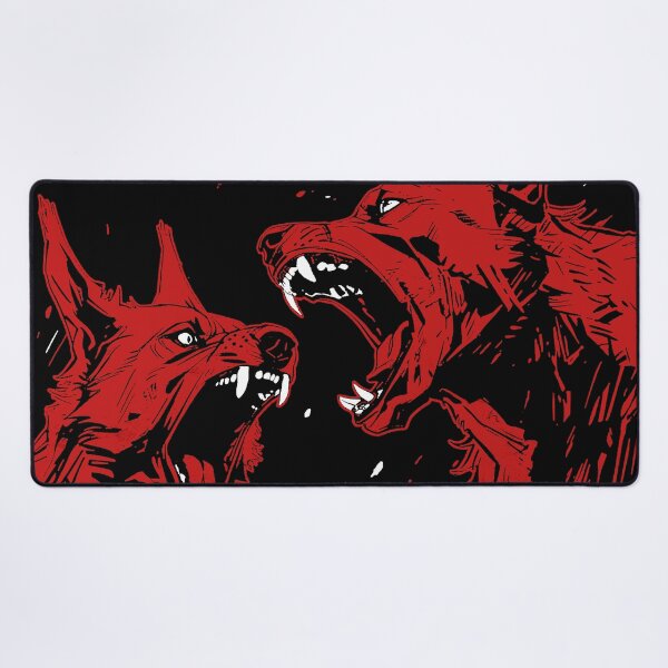 Item preview, Angry Dogs Anime Japanese Red and Black designed and sold by trajeado14.