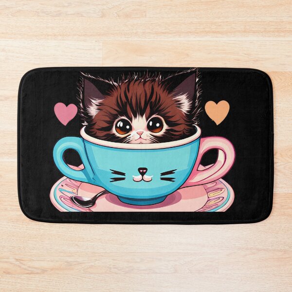 Artikelvorschau, Serene Cat coffee Moment entworfen und verkauft von Mechanical-Artt.