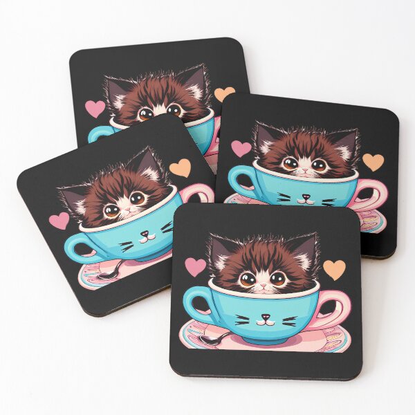 Item preview, Serene Cat coffee Moment designed and sold by Mechanical-Artt.