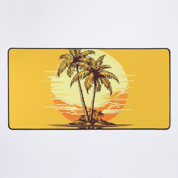 Item preview, Lonely palms on an island, Island Paradise designed and sold by PrintDesignLab.