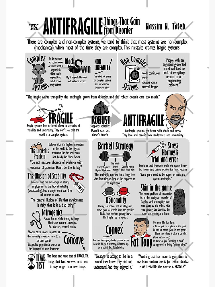 Visual Book Antifragile (Nassim Nicholas Taleb) Journal