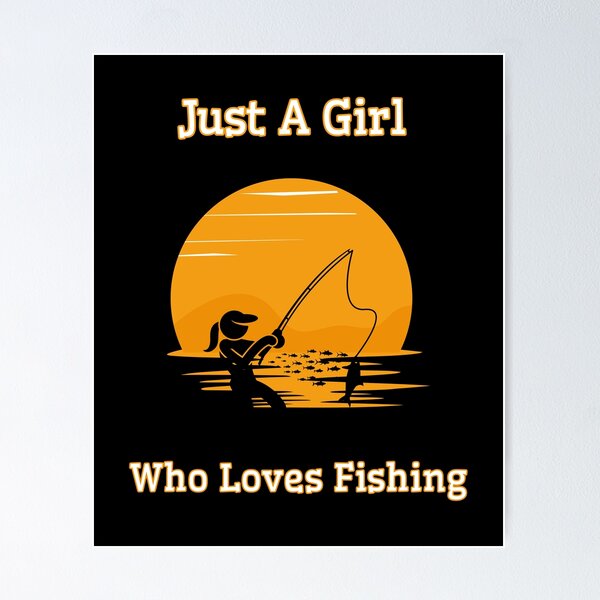 Fishing Girl Posters for Sale