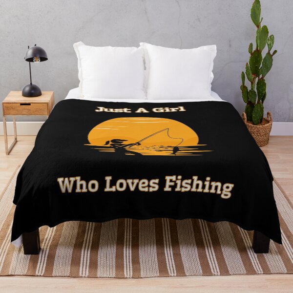 Item preview, Just A Girl Who Loves Fishing designed and sold by Monica-Designs.