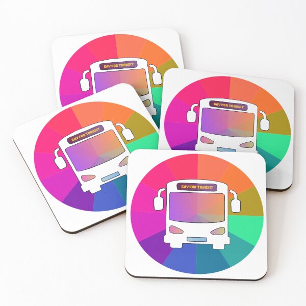 Item preview, Gay for transit! - Wooo circle frame designed and sold by BitofLiz.