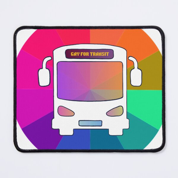 Item preview, Gay for transit! - Wooo circle frame designed and sold by BitofLiz.