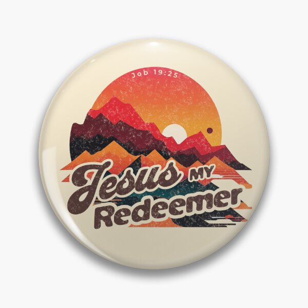 Item preview, Jesus My Redeemer - Bible Verse - Biblical - Worship Gear - Sunset Nature - Job 19:25 designed and sold by Allwhopraisehim.
