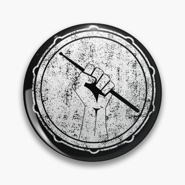 Item preview, Vintage Drum Player Gift Drummer Drumming Drum Kit designed and sold by RGartdesign.