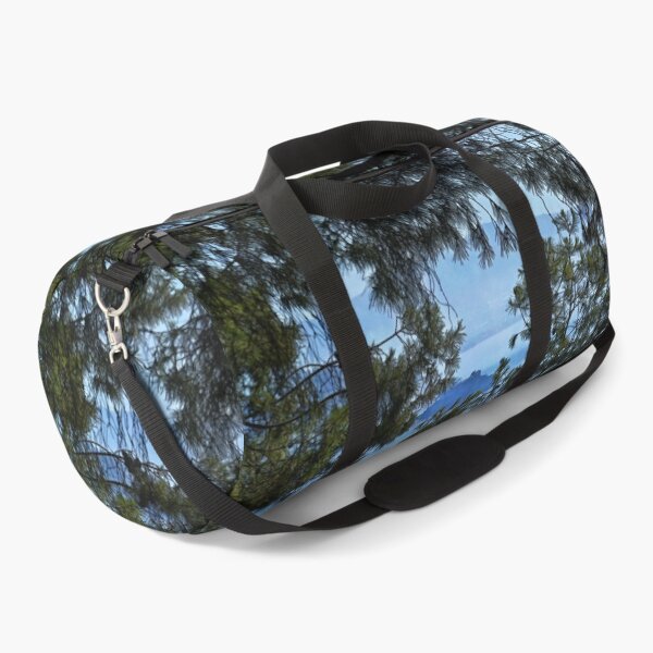 Item preview, Sea view through pines col, pen and watercolour effect designed and sold by paulboizot.