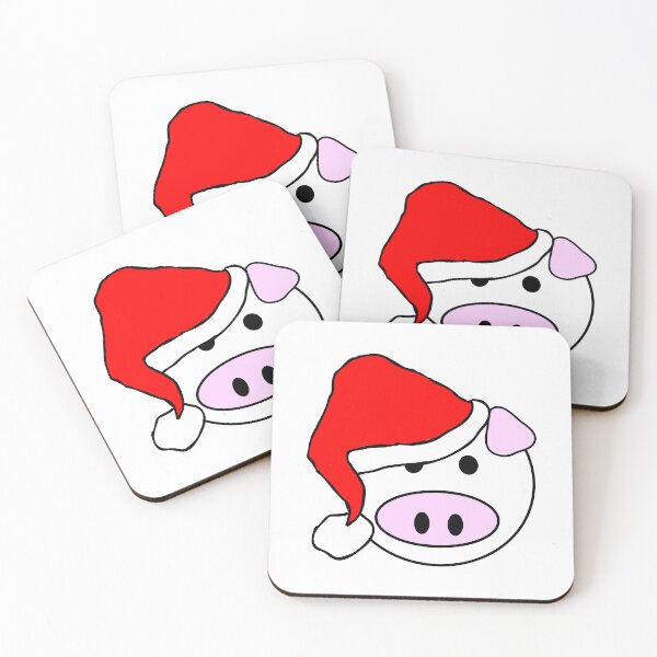 Item preview, Christmas Pig Emoji designed and sold by m2inspiration.