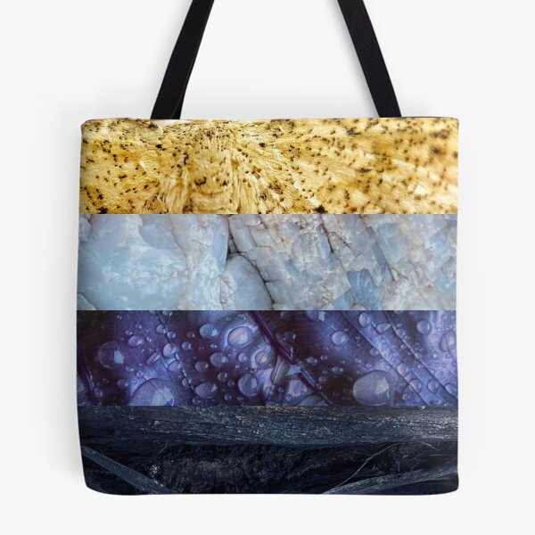 Item preview, Nonbinary flag natural patterns - a nonbinary pride flag made from natures colors designed and sold by OZKURO.