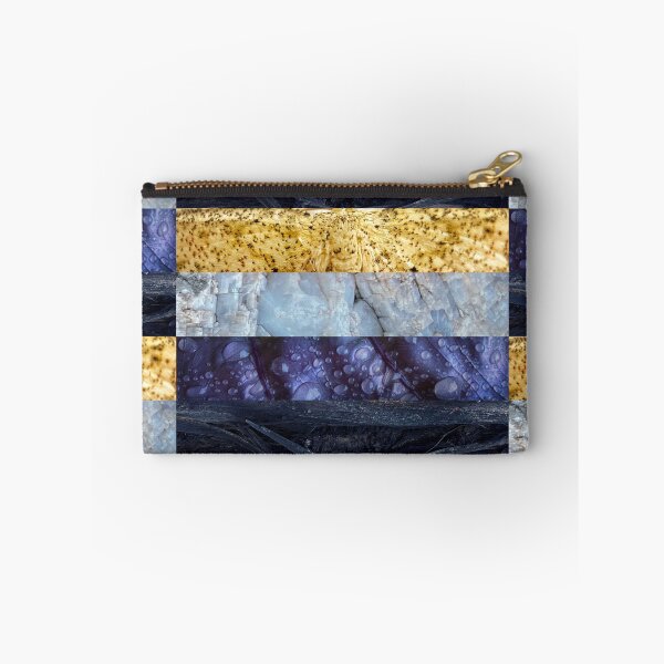 Item preview, Nonbinary flag natural patterns - a nonbinary pride flag made from natures colors designed and sold by OZKURO.