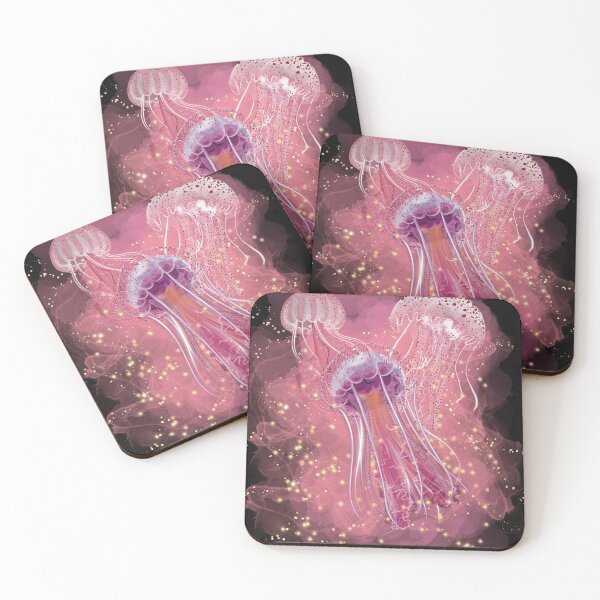 Item preview, Glowing jellyfishes of the deep sea designed and sold by FeyzaAydin.