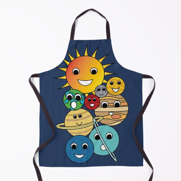 Item preview, Happy Planets (Solar system) designed and sold by ThingsByNin.