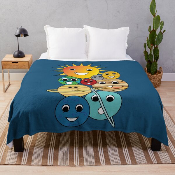 Item preview, Happy Planets (Solar system) designed and sold by ThingsByNin.