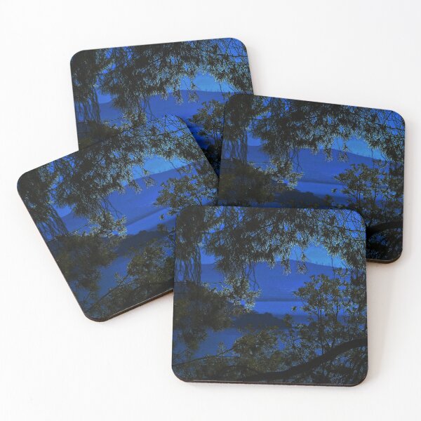 Item preview, Sea view through pines, dark edit designed and sold by paulboizot.