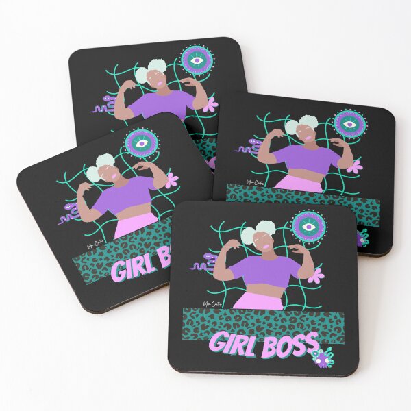 Item preview, Girl Boss Feminist designed and sold by Moon---Cactus.