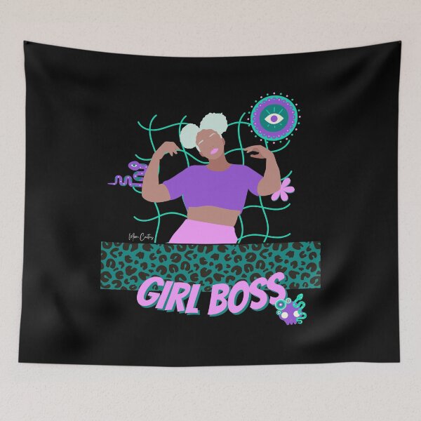 Item preview, Girl Boss Feminist designed and sold by Moon---Cactus.