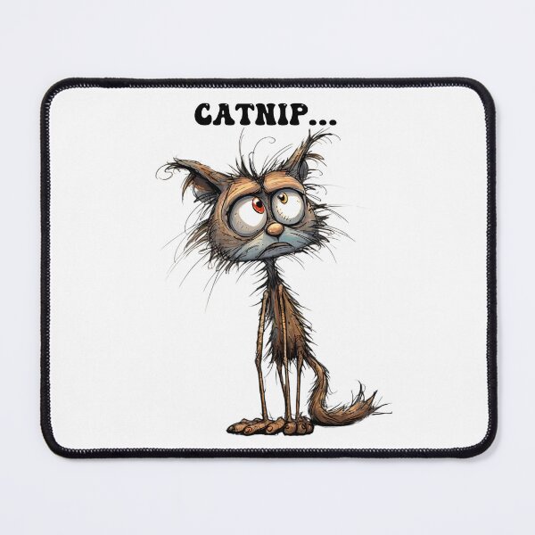 Item preview, Funny Cat Graphic Catnip designed and sold by MTJ-Mushrooms.