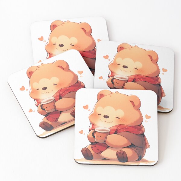 Item preview, Teddy enjoys cozy drink designed and sold by Nowshin Tasnim.